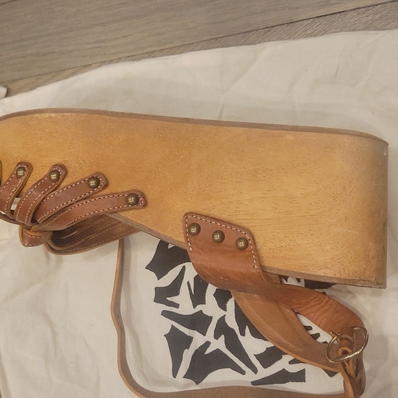 Isabel Marant brown Wedge Strap sandals great condition women's  unknown size - Picture 7 of 8